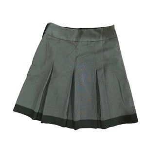 The Limited Pleated Gray and Black Midi  School Girl Skirt Size Small (S)